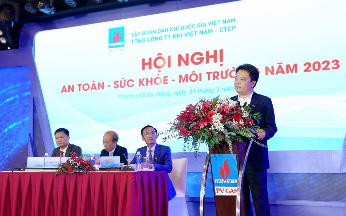 Ông Hoàng Văn Quang, Tổng giám đốc PV GAS phát biểu khai mạc Hội nghị